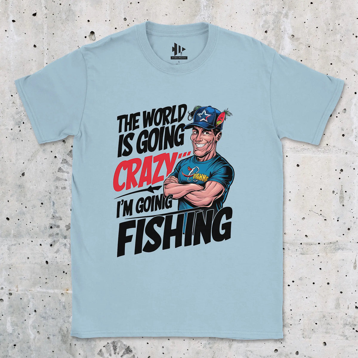 Light Blue, I'm going fishing Tee – fish-room
