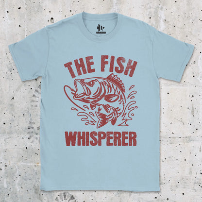 The Fish Whisperer Tee Light Blue T-Shirt