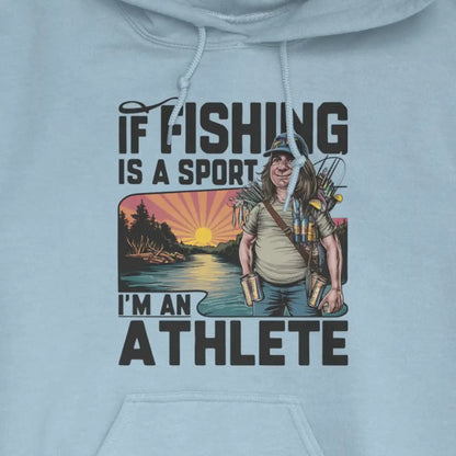 Light Blue, Fishing Athlete Hoodie – fish-room