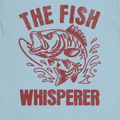 The Fish Whisperer Tee Light Blue T-Shirt