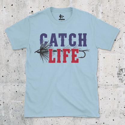 Light Blue, Catch Life Tee – fish-room