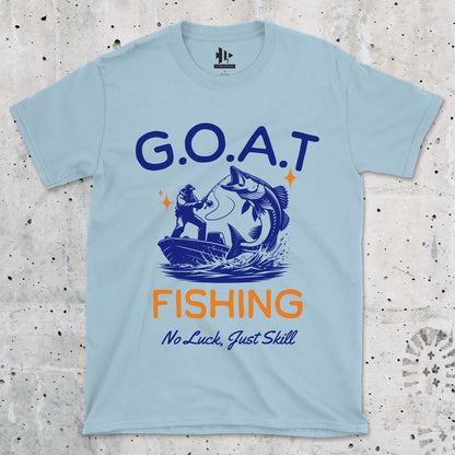 Light Blue, GOAT Fishing Tee – fish-room