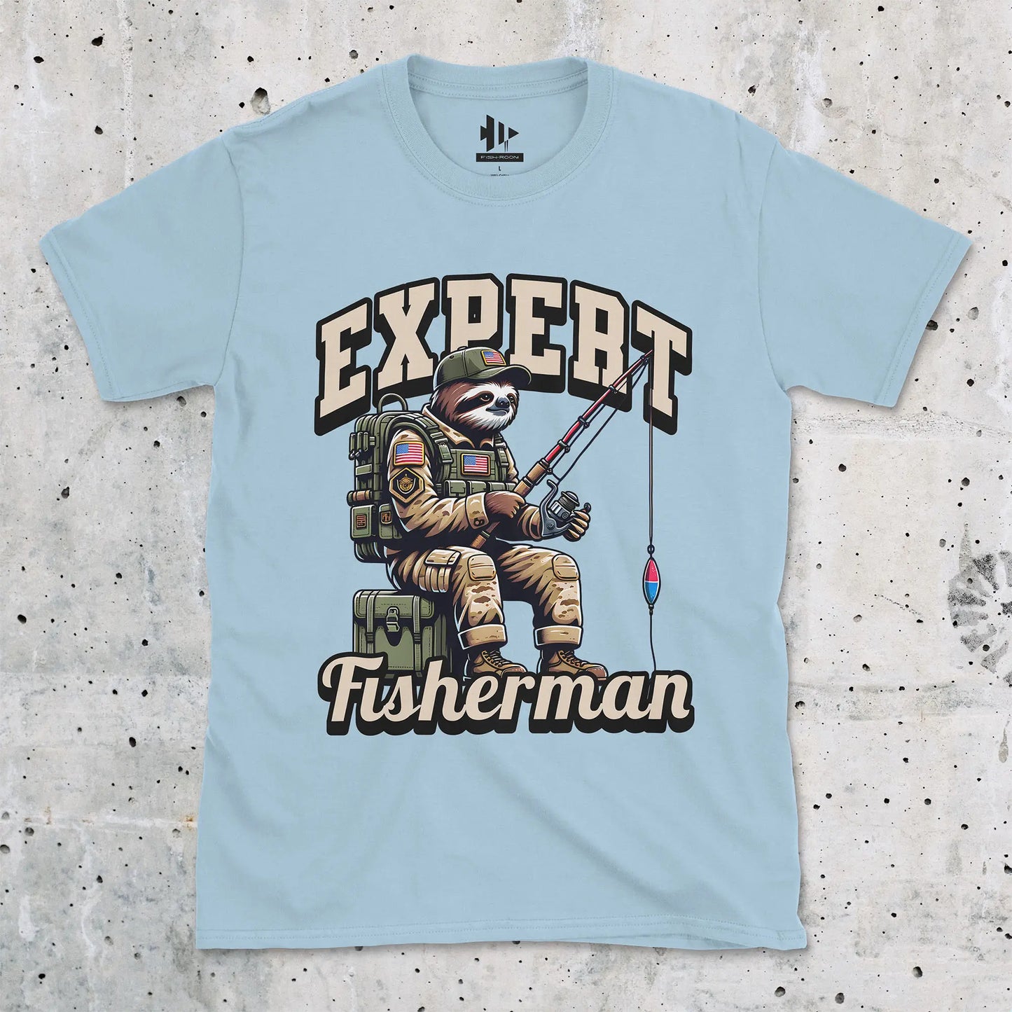 Light Blue, Expert Fisherman Tee – fish-room