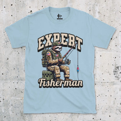 Light Blue, Expert Fisherman Tee – fish-room
