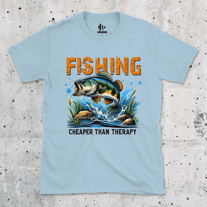 Light Blue, Cheaper Than Therapy Tee – fish-room