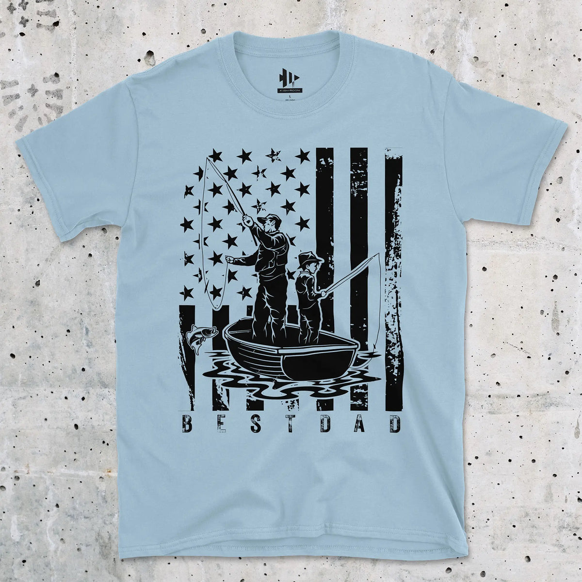 Light Blue, Best Dad Tee – fish-room