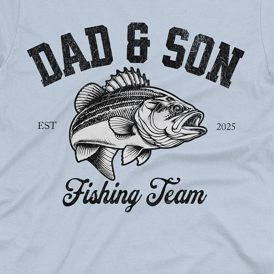 Dad & Son Fishing Team Tee