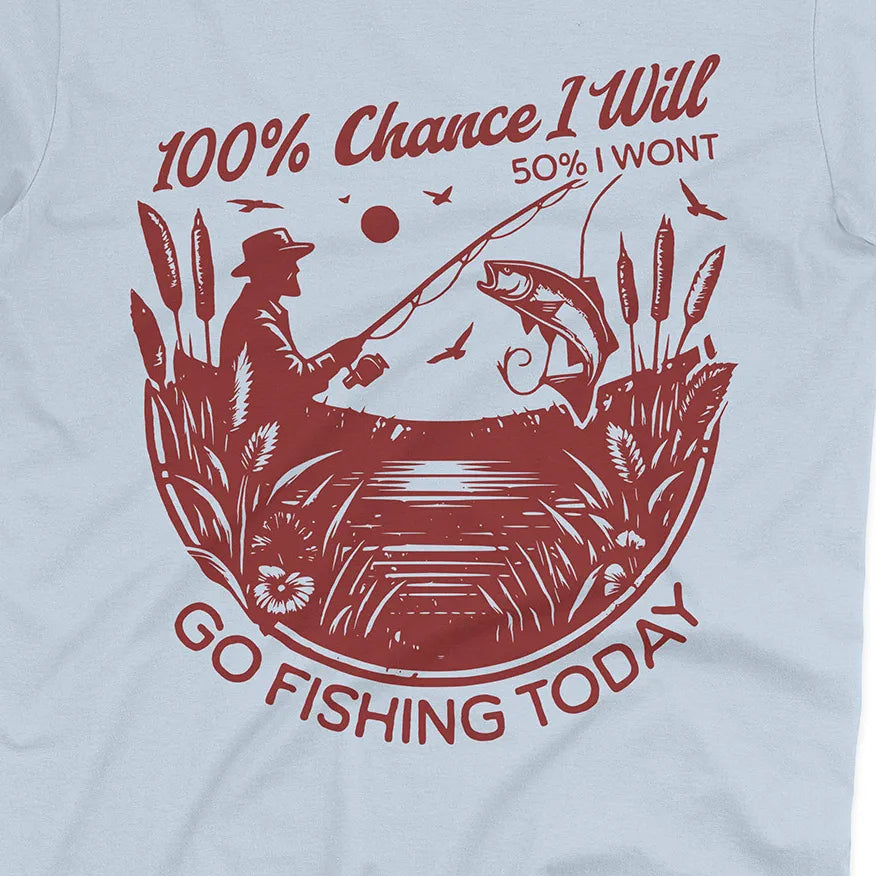 100% Fishing Day Tee