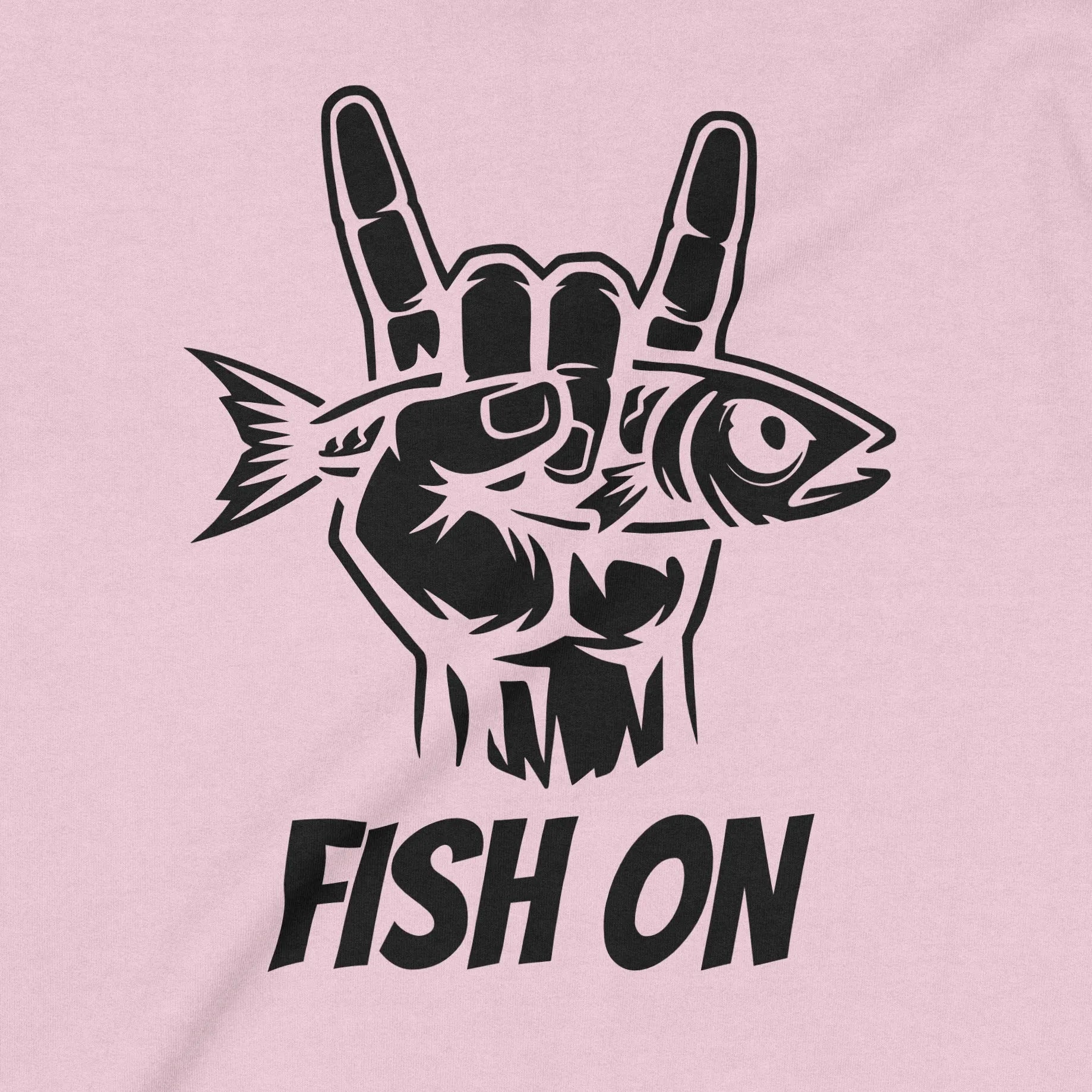 Light Pink, Fish On Sweatshirt – fish-room