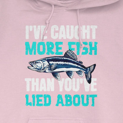 Light Pink, I've Caught More Fish Than You Lied About Hoodie – fish-room