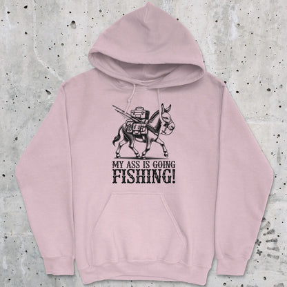 Light Pink, My Ass is Going Fishing! Hoodie – fish-room