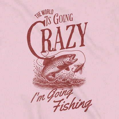 Light Pink, The World Is Going Crazy Sweatshirt – fish-room