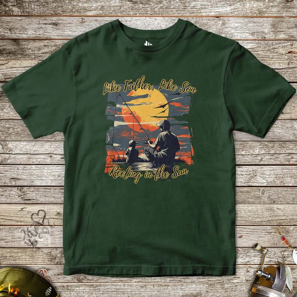 Like Father Like Son Tee for Kids - FISH - ROOM LLC
