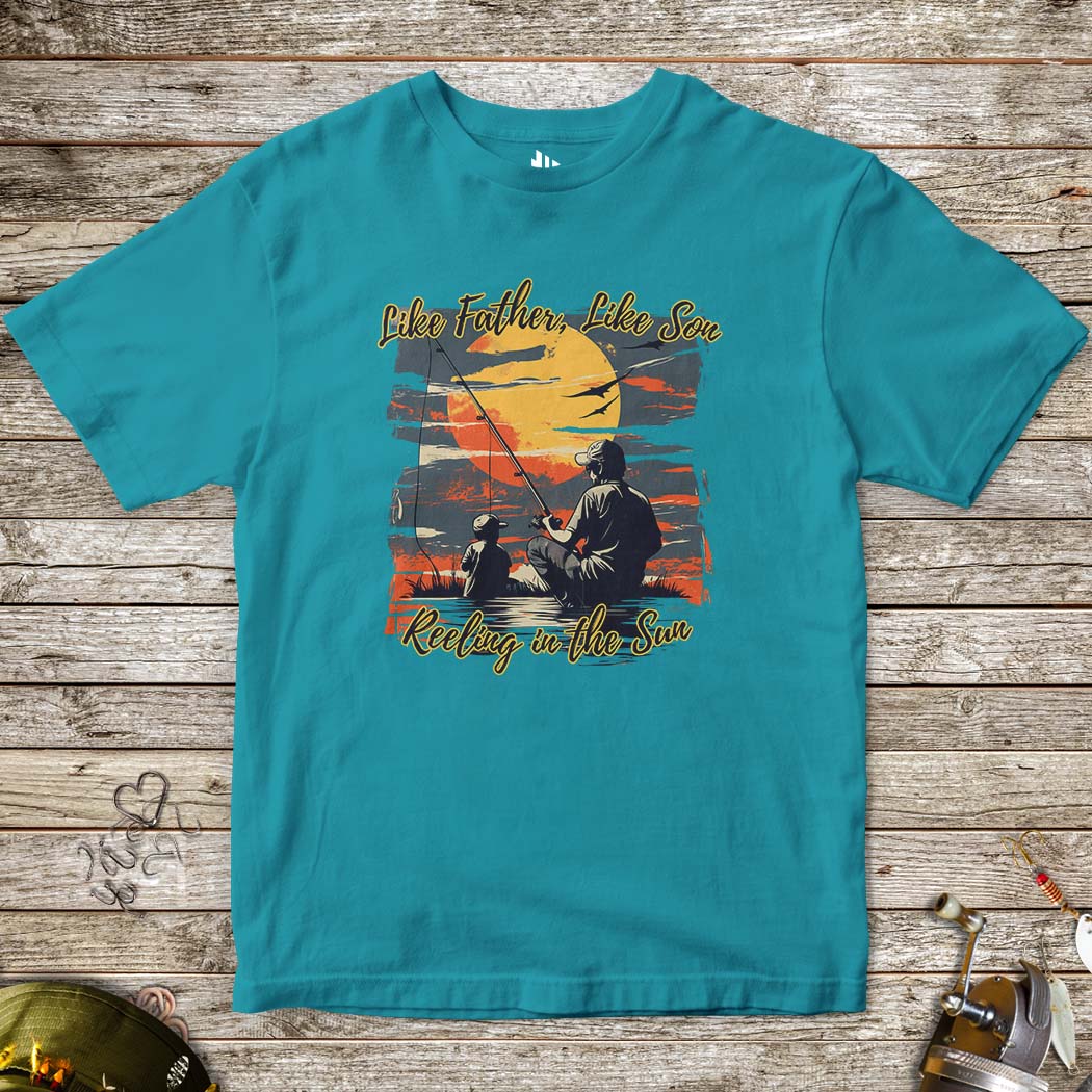 Like Father Like Son Tee for Kids - FISH - ROOM LLC