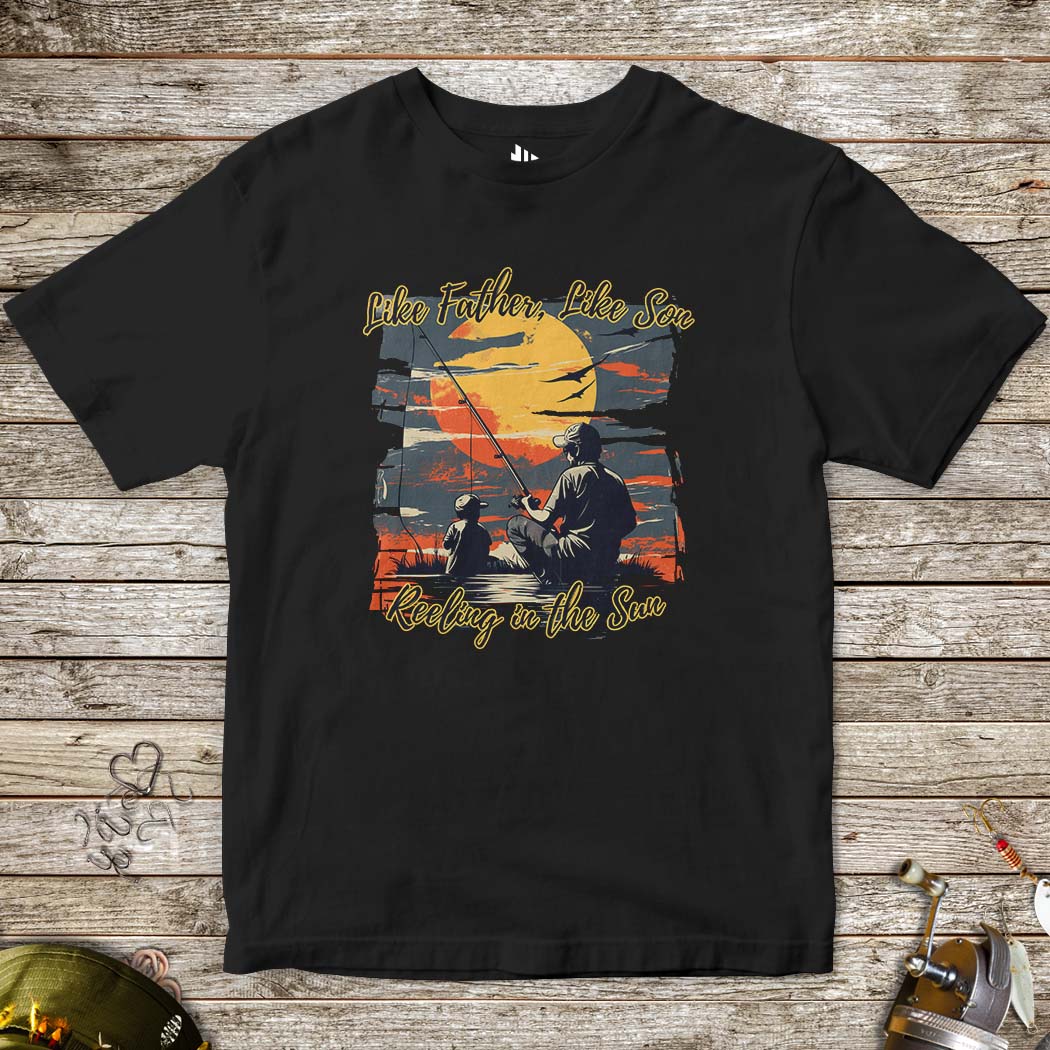 Like Father Like Son Tee for Kids - FISH - ROOM LLC