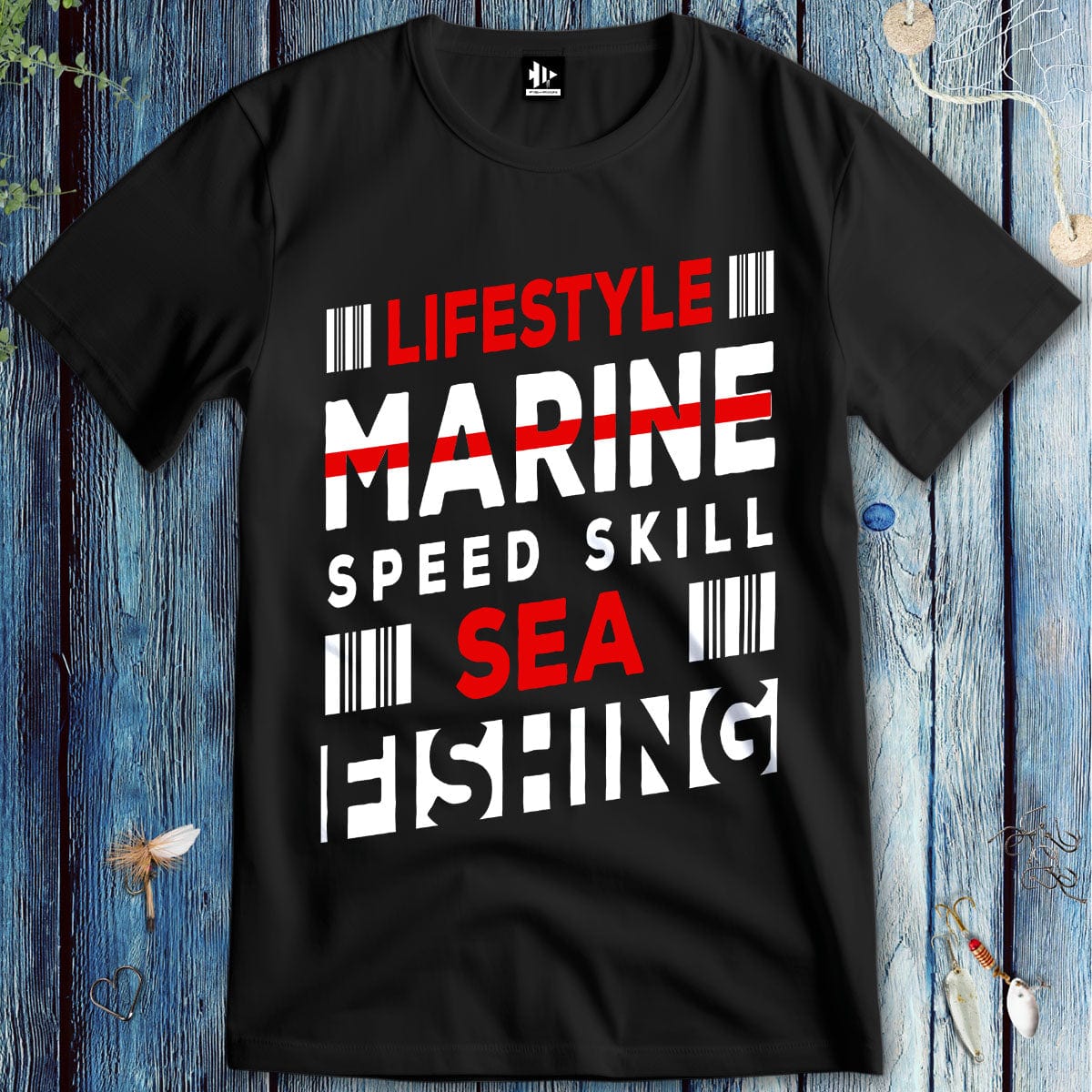 fish-room llc T-Shirt Black / S Marine Speed Skill T-Shirt