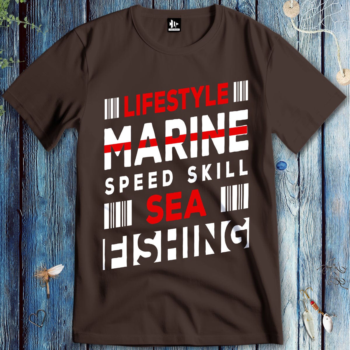 fish-room llc T-Shirt Dark Chocolate / S Marine Speed Skill T-Shirt