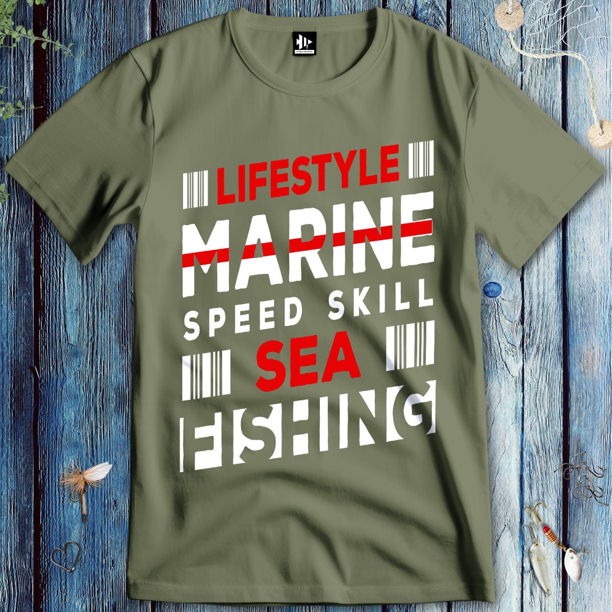 fish-room llc T-Shirt Military Green / S Marine Speed Skill T-Shirt