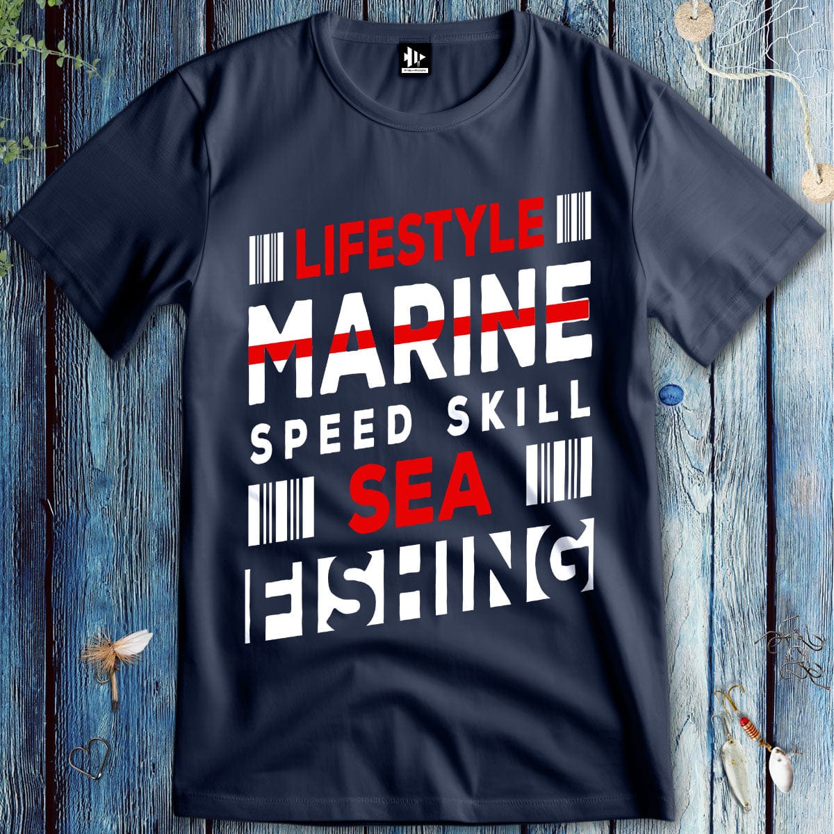 fish-room llc T-Shirt Navy / S Marine Speed Skill T-Shirt