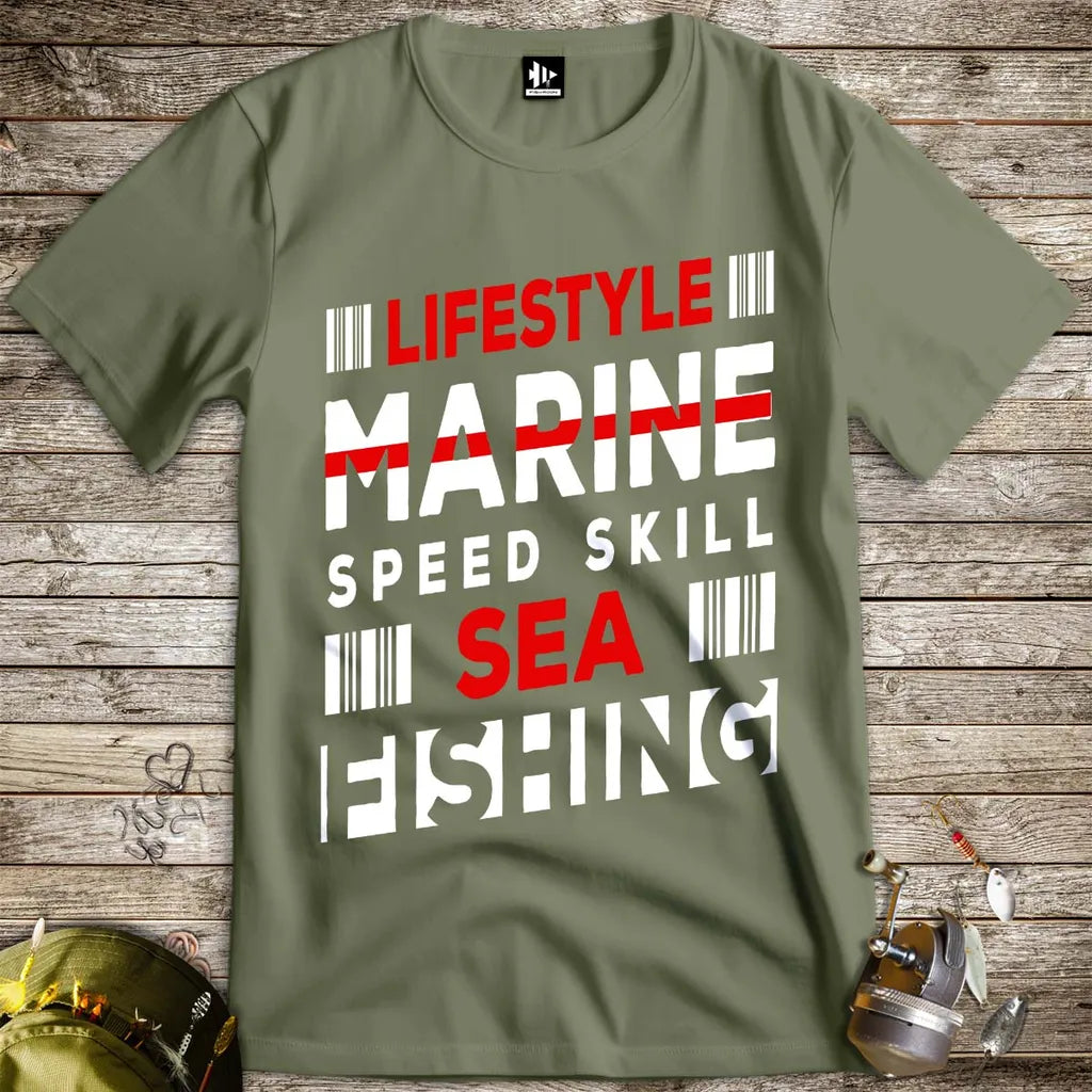 Marine Speed Skill Tee - FISH - ROOM LLC