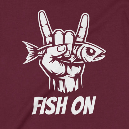 Maroon, Fish On Sweatshirt – fish-room