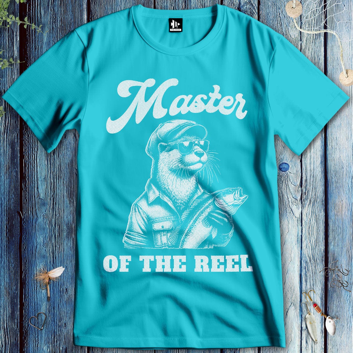 fish-room llc T-Shirt Tropical Blue / S Master Of the Reel T-Shirt