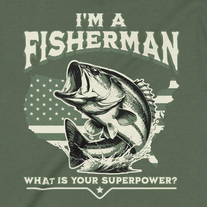 Military Green, Fisherman Superpower Sweatshirt – fish-room