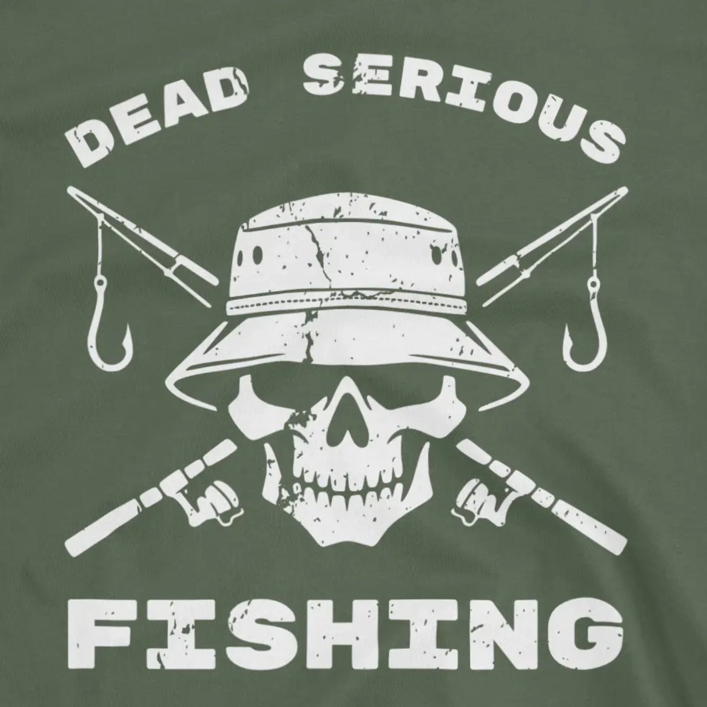 Military Green, Dead Serious Fishing Tee – fish-room