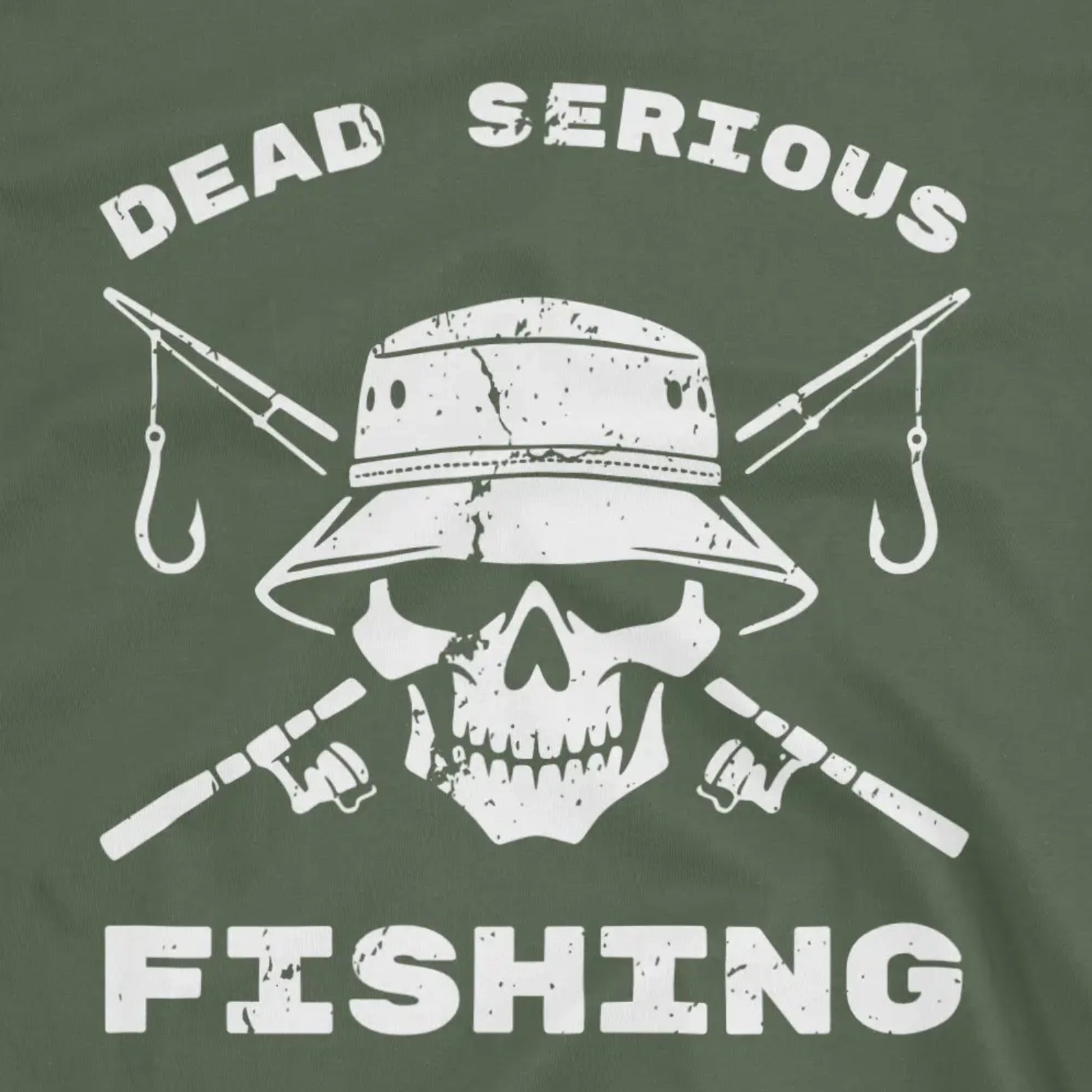 Military Green, Dead Serious Fishing Tee – fish-room
