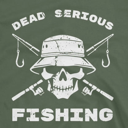 Military Green, Dead Serious Fishing Tee – fish-room