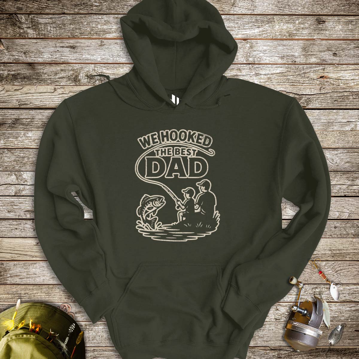 We Hooked the Best Dad Hoodie