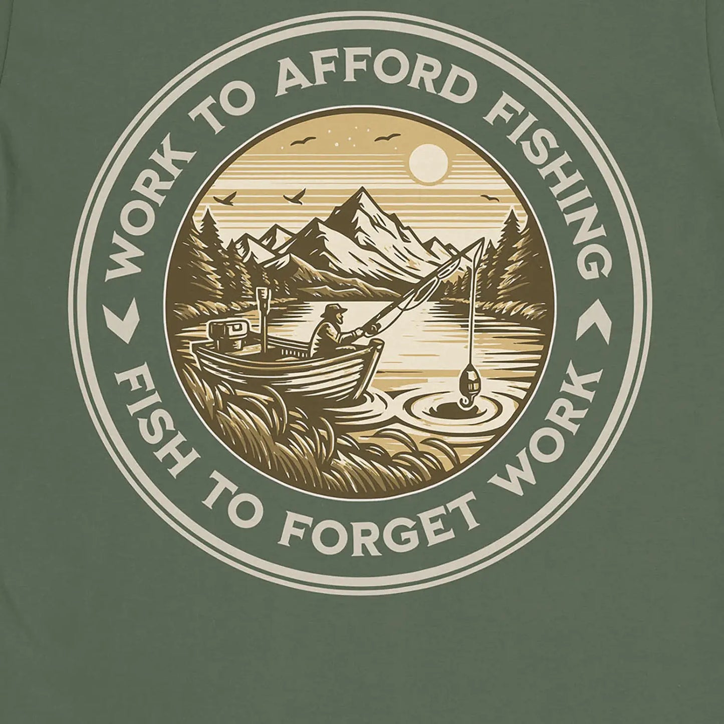 Military Green, Circle of Life Tee – fish-room