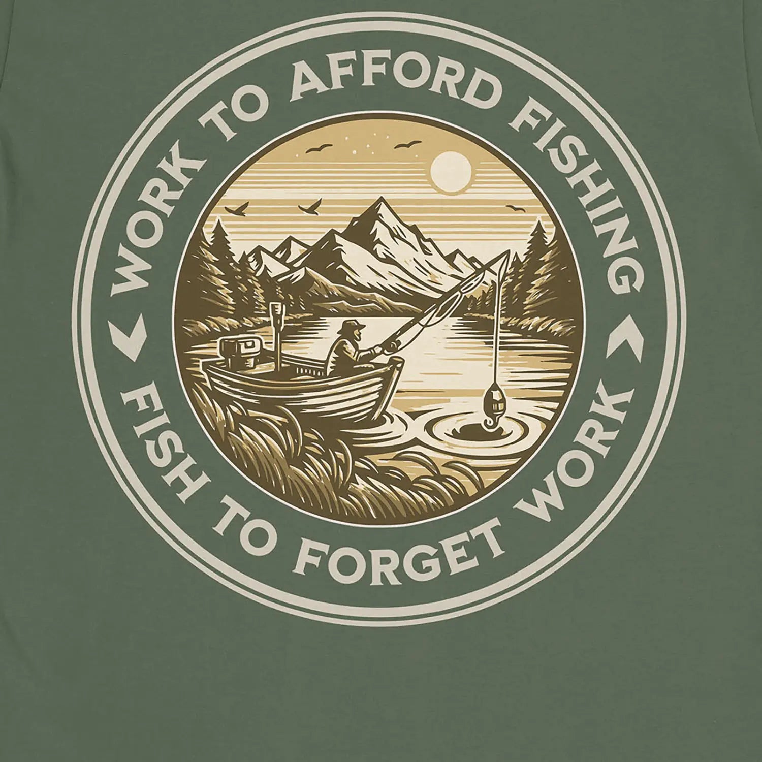 Military Green, Circle of Life Tee – fish-room