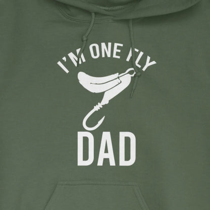 Military Green, I'm One Fly Dad Hoodie – fish-room