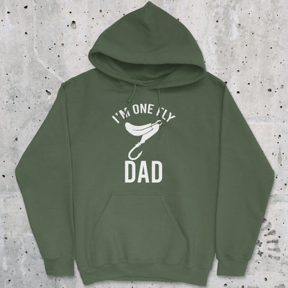 Military Green, I'm One Fly Dad Hoodie – fish-room