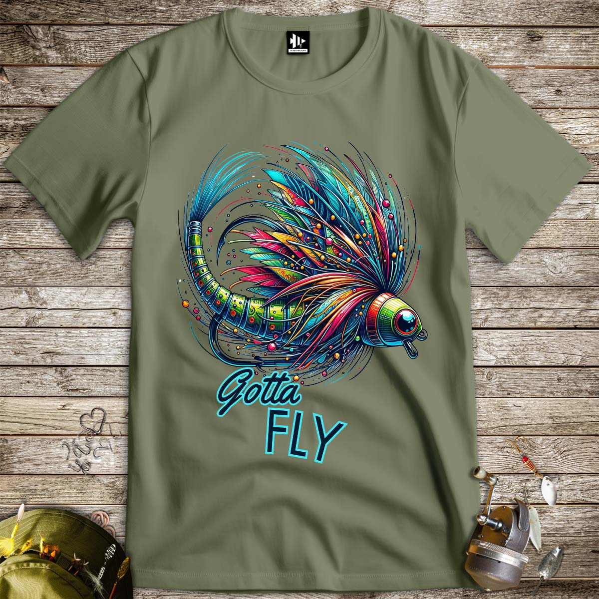 Gotta Fly Tee-funny fishing t shirt-FISH-ROOM LLC