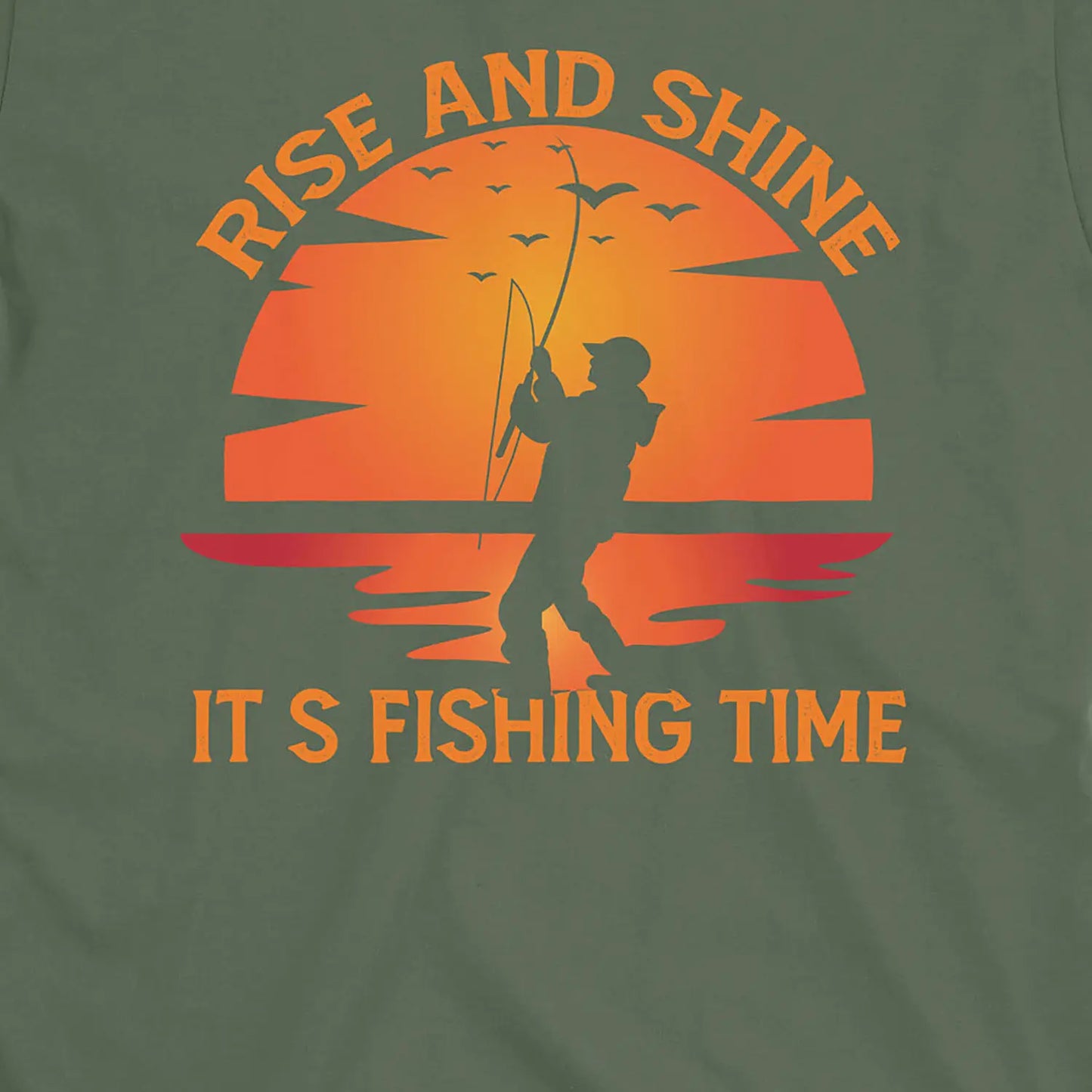 Military Green, Rise and Shine Tee – fish-room