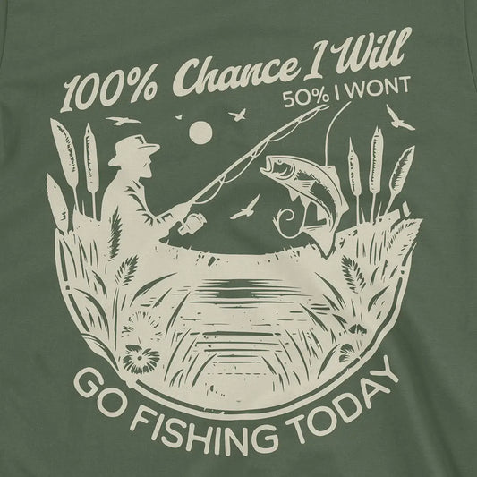 100% Fishing Day Tee