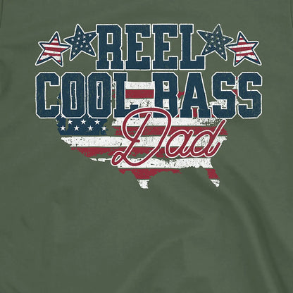 Military Green, Reel Cool Bass Dad Tee – fish-room