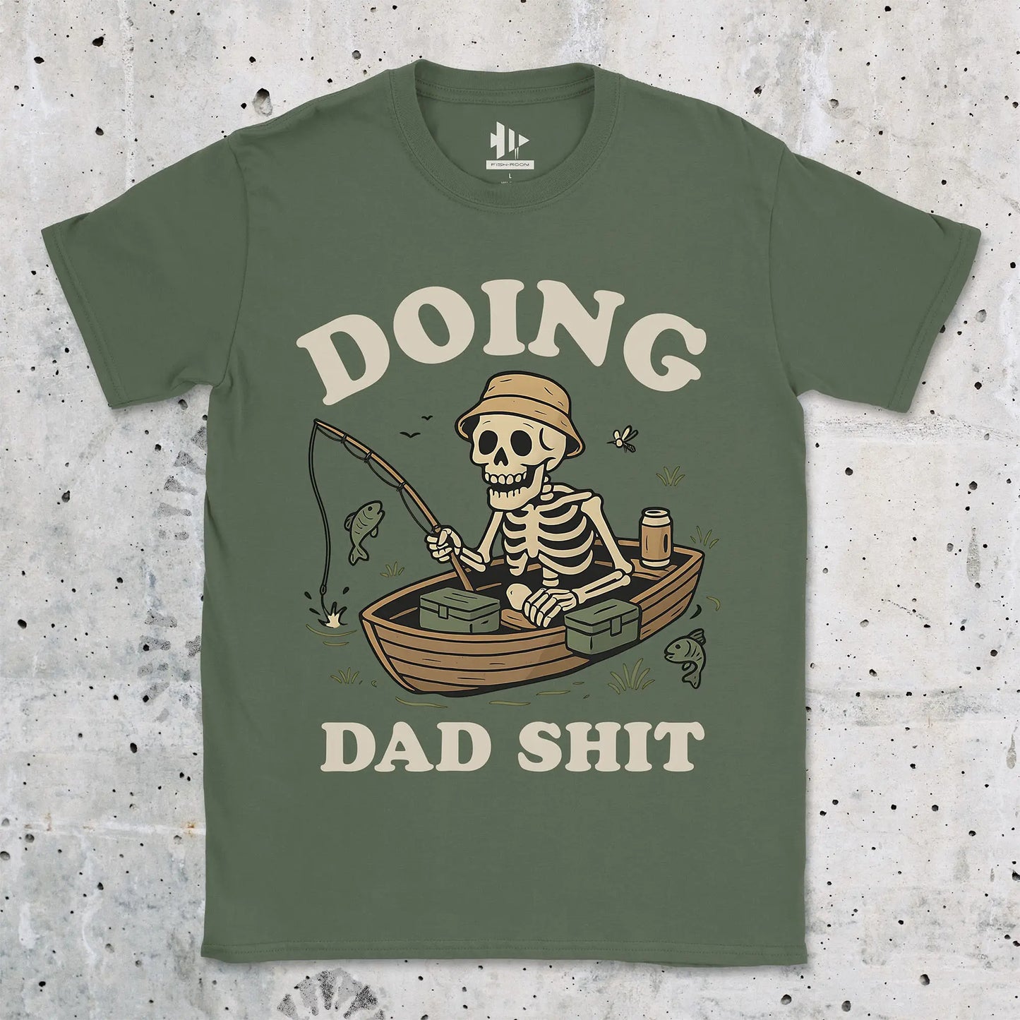 Military Green, Doing Dad Shit Tee – fish-room