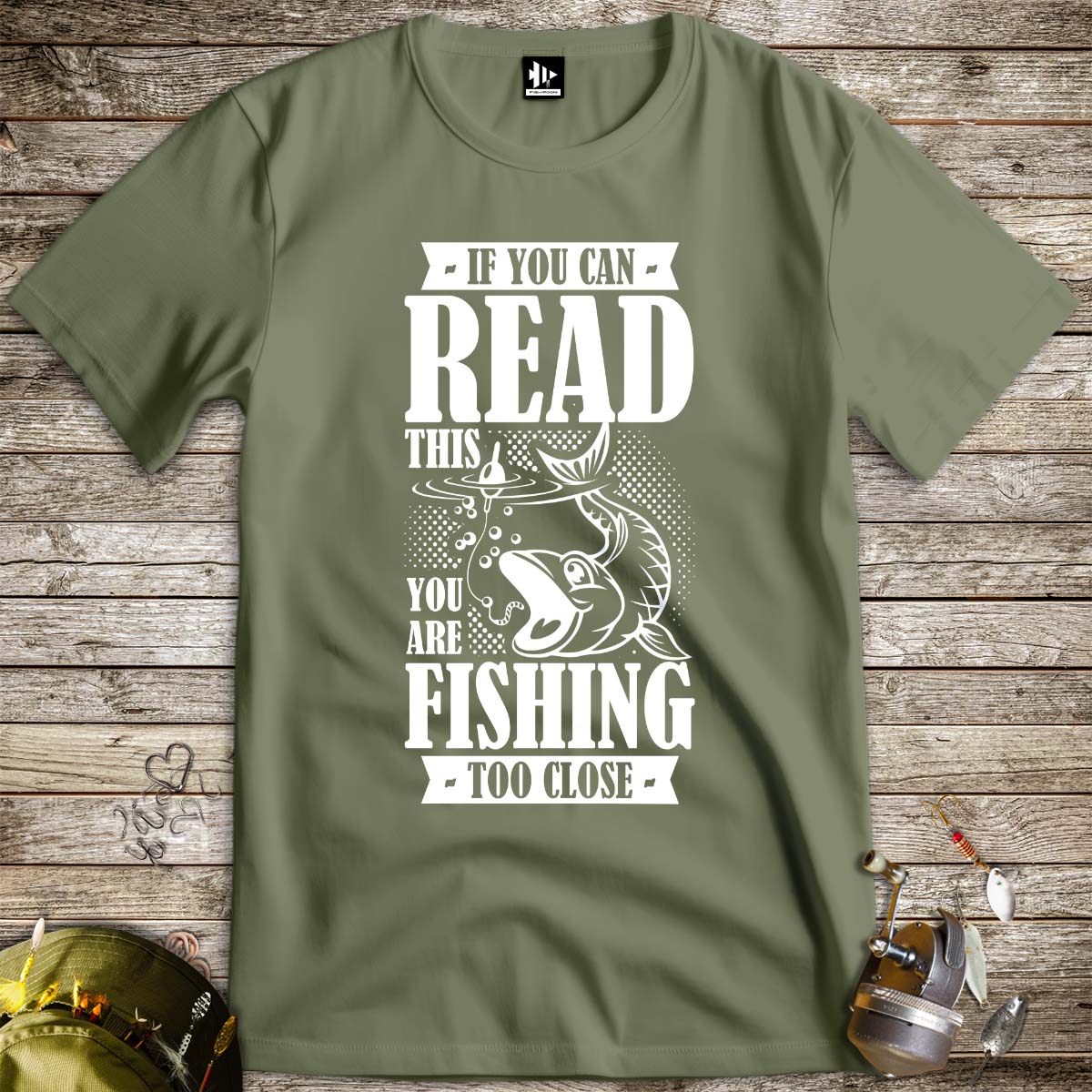 You're Fishing too Close Tee-funny fishing t shirt-FISH-ROOM LLC