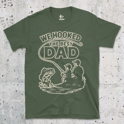 Military Green, We Hooked the Best Dad Tee – fish-room