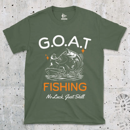Military Green, GOAT Fishing Tee – fish-room