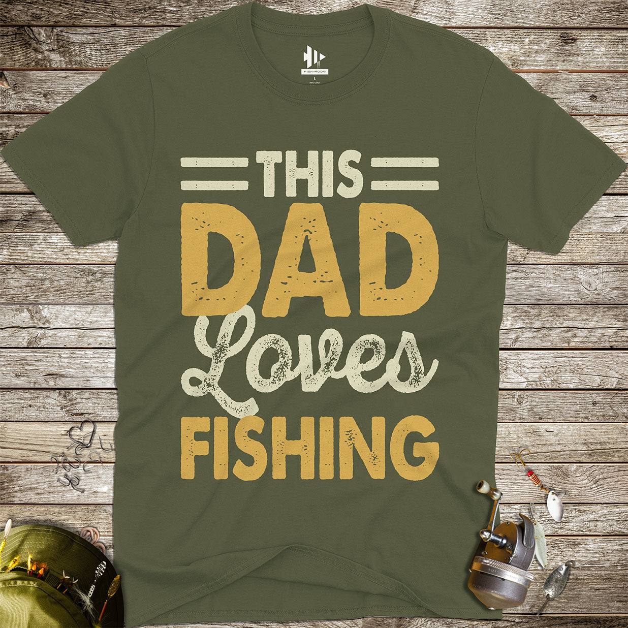 This Dad Loves Fishing Tee