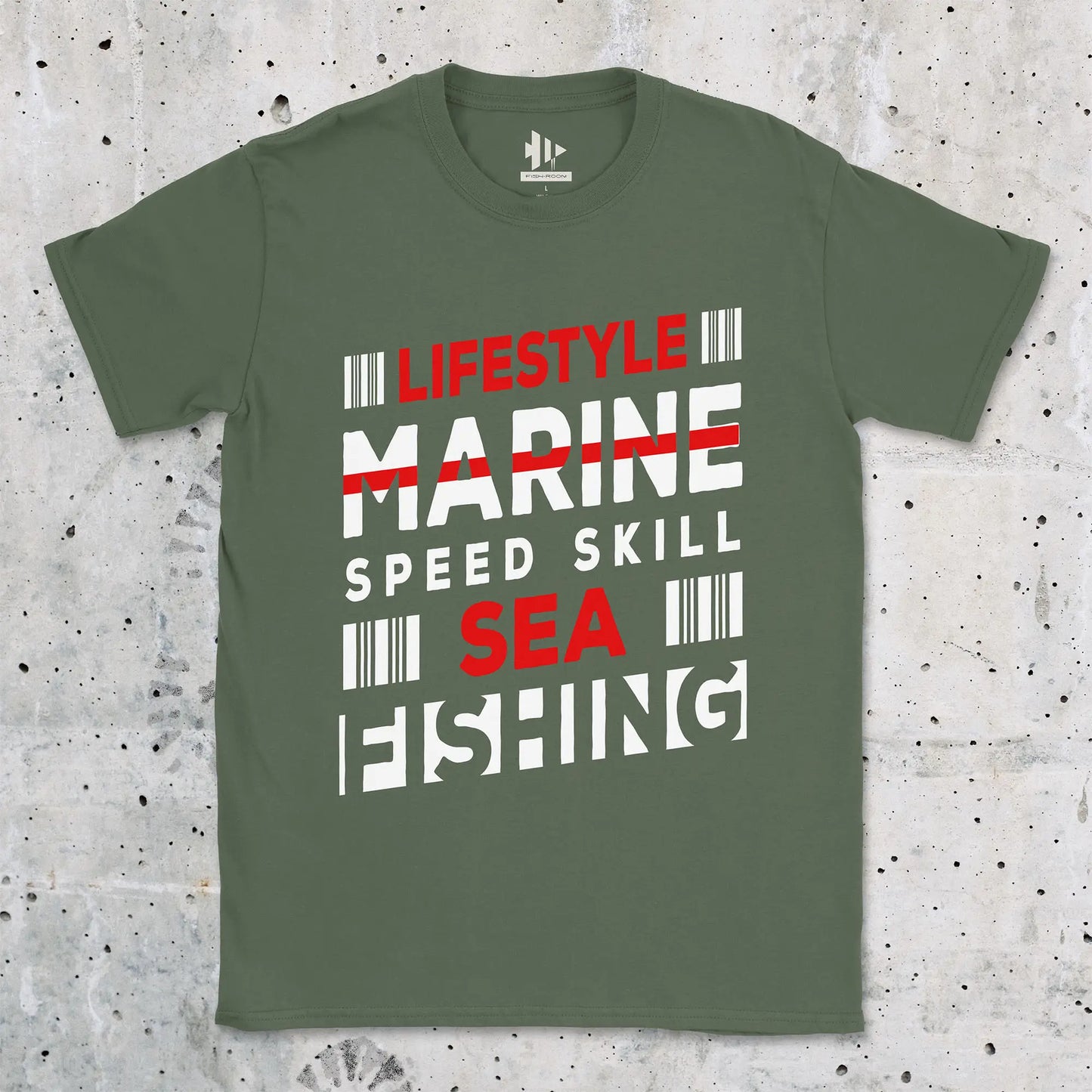 Military Green, Marine Speed Skill Tee – fish-room