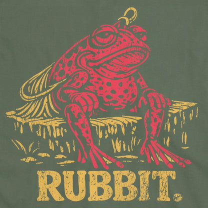 Military Green, Rubbit Frog Lure Fishing Tee – fish-room