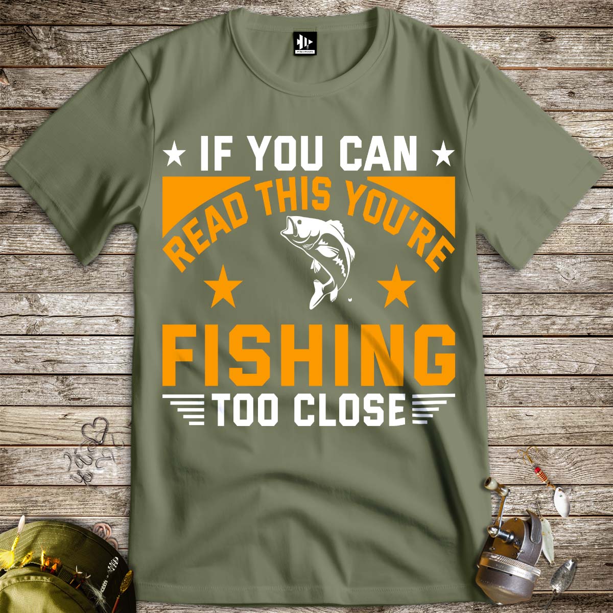 You're Fishing too Close Tee-funny fishing t shirt-FISH-ROOM LLC