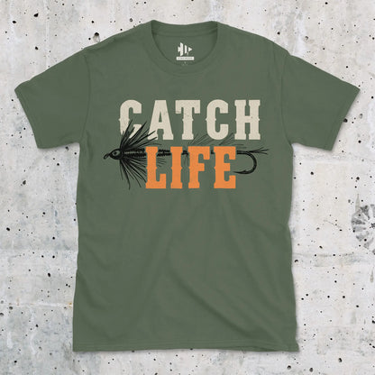 Military Green, Catch Life Tee – fish-room