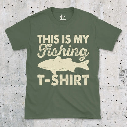 Military Green, This Is My Fishing Tee – fish-room