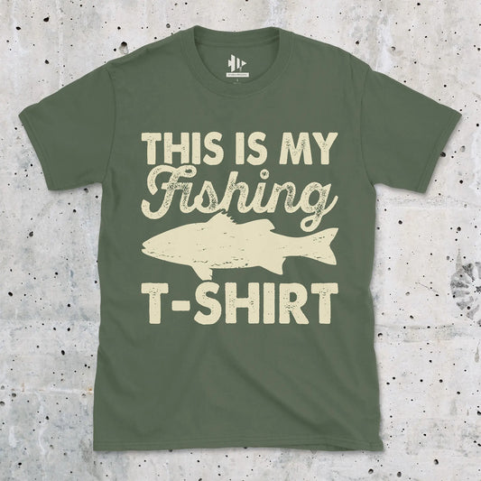 Military Green, This Is My Fishing Tee – fish-room